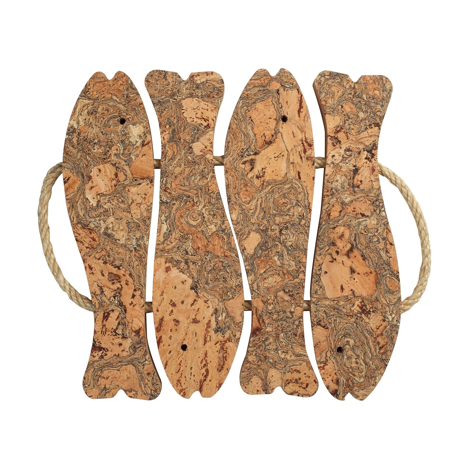 Fish Trivet Cork MED
