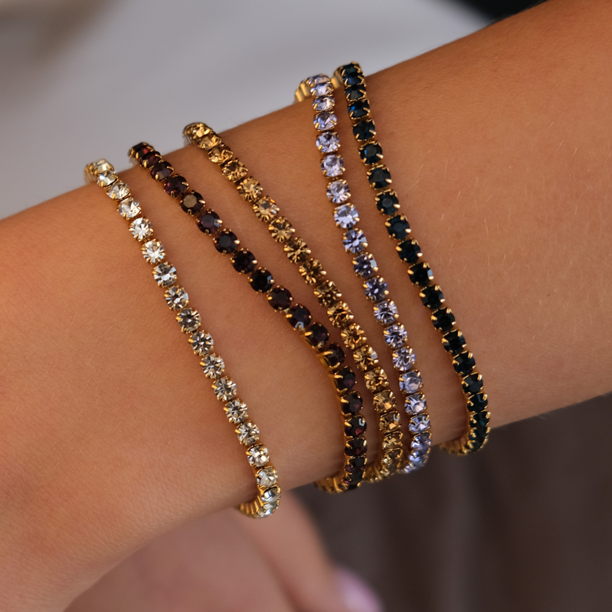 A&C Tennis Bracelet GOLD