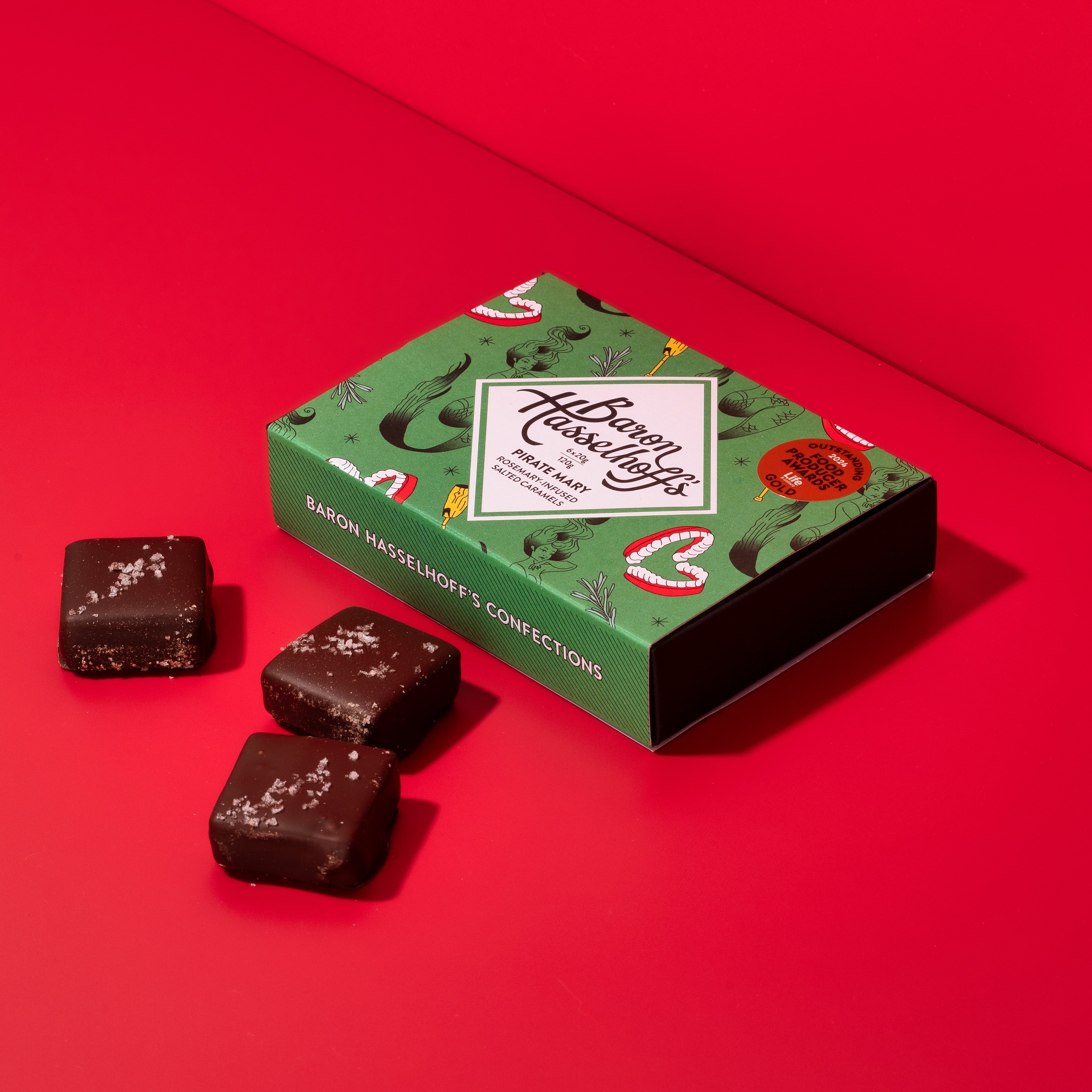 Pirate Mary - Rosemary Sea Salt Caramels