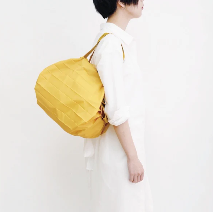 Shupatto Compact Foldable Shopping Bag - Mustard Yellow