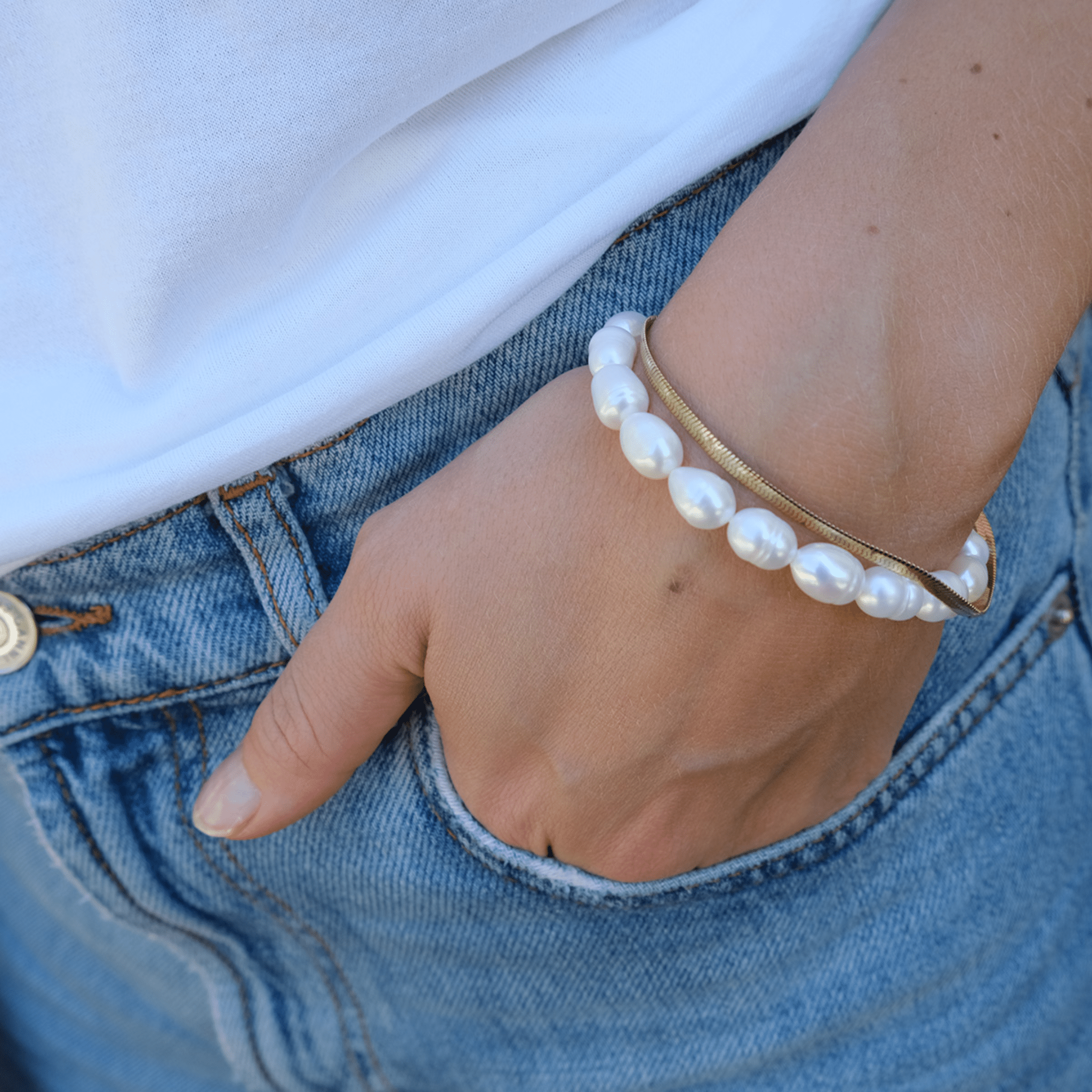 A&C Bracelet Fresh Water Pearls - Whatever We Like -