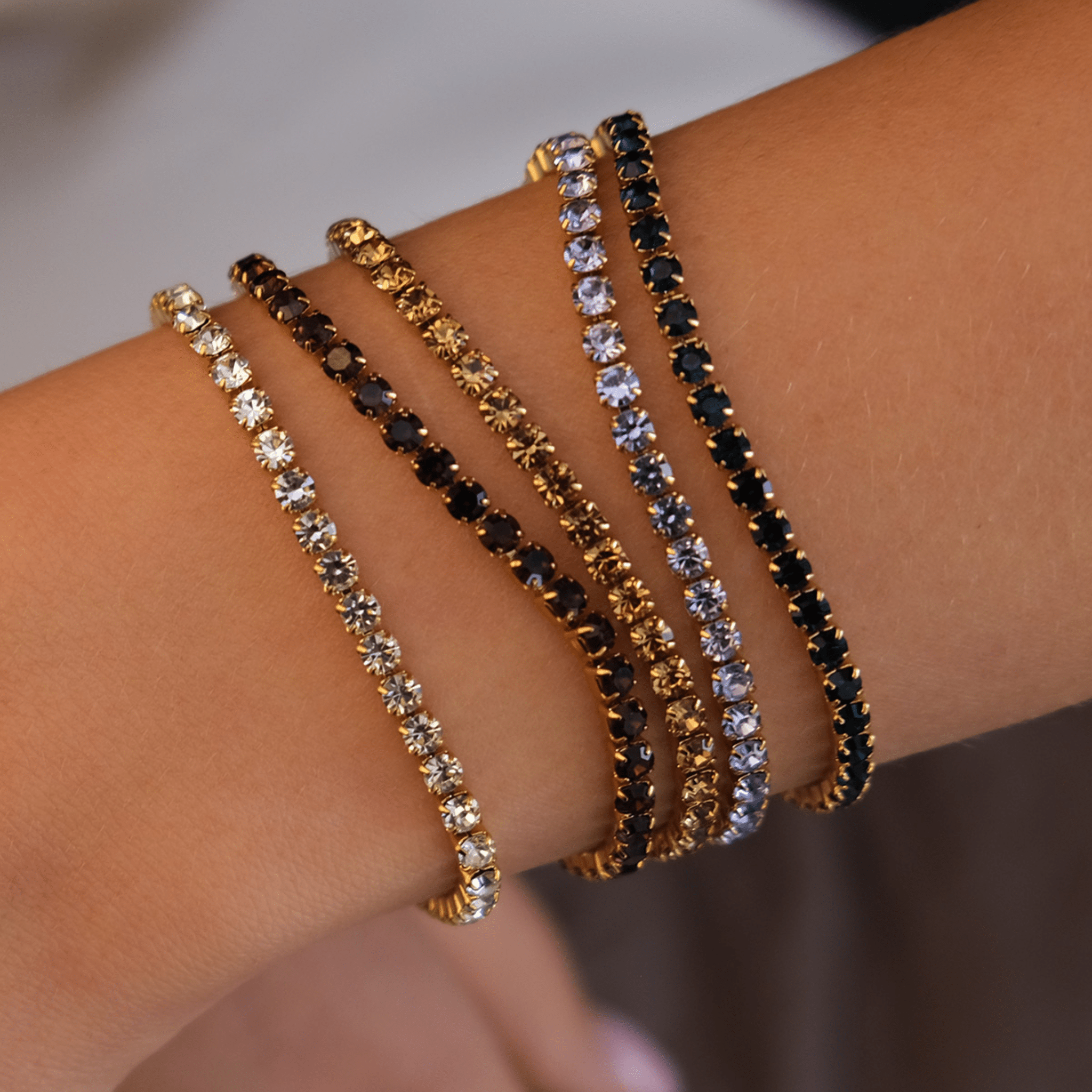 A&C Tennis Bracelet GOLD - Whatever We Like -