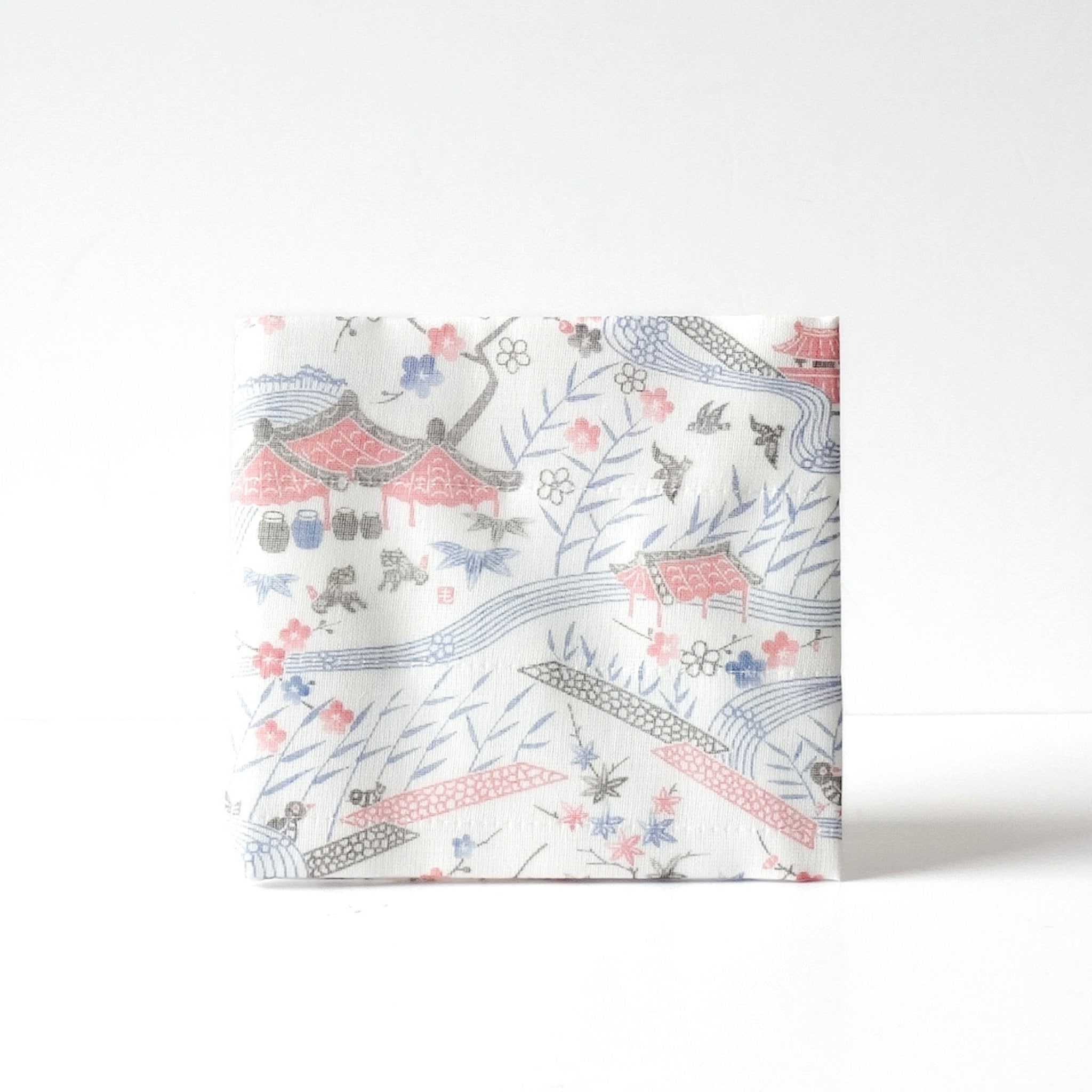 Dishcloth Ryukyu Bingata Milky White - Whatever We Like -