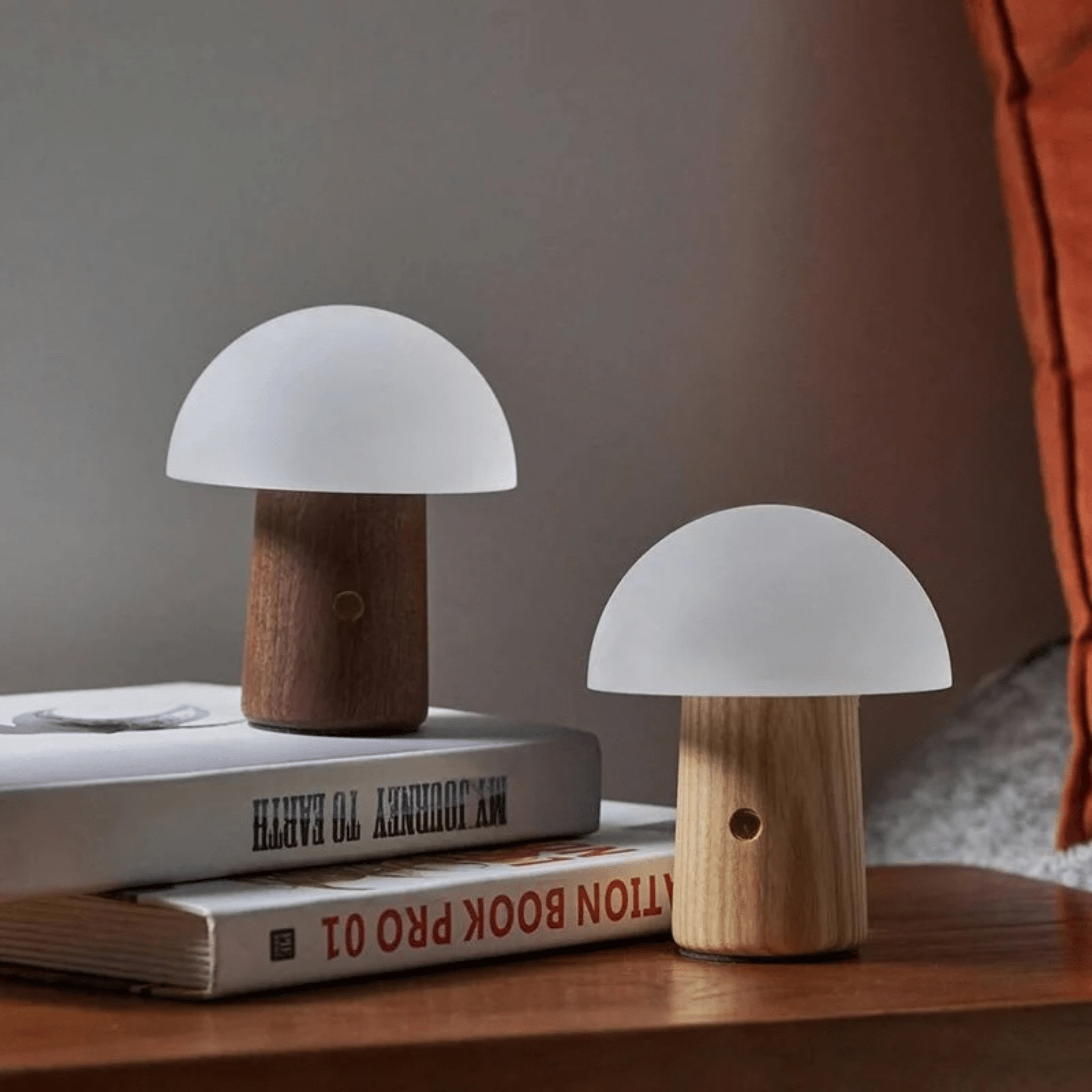 Lamp Super Mini Mushroom White Ash - Whatever We Like -
