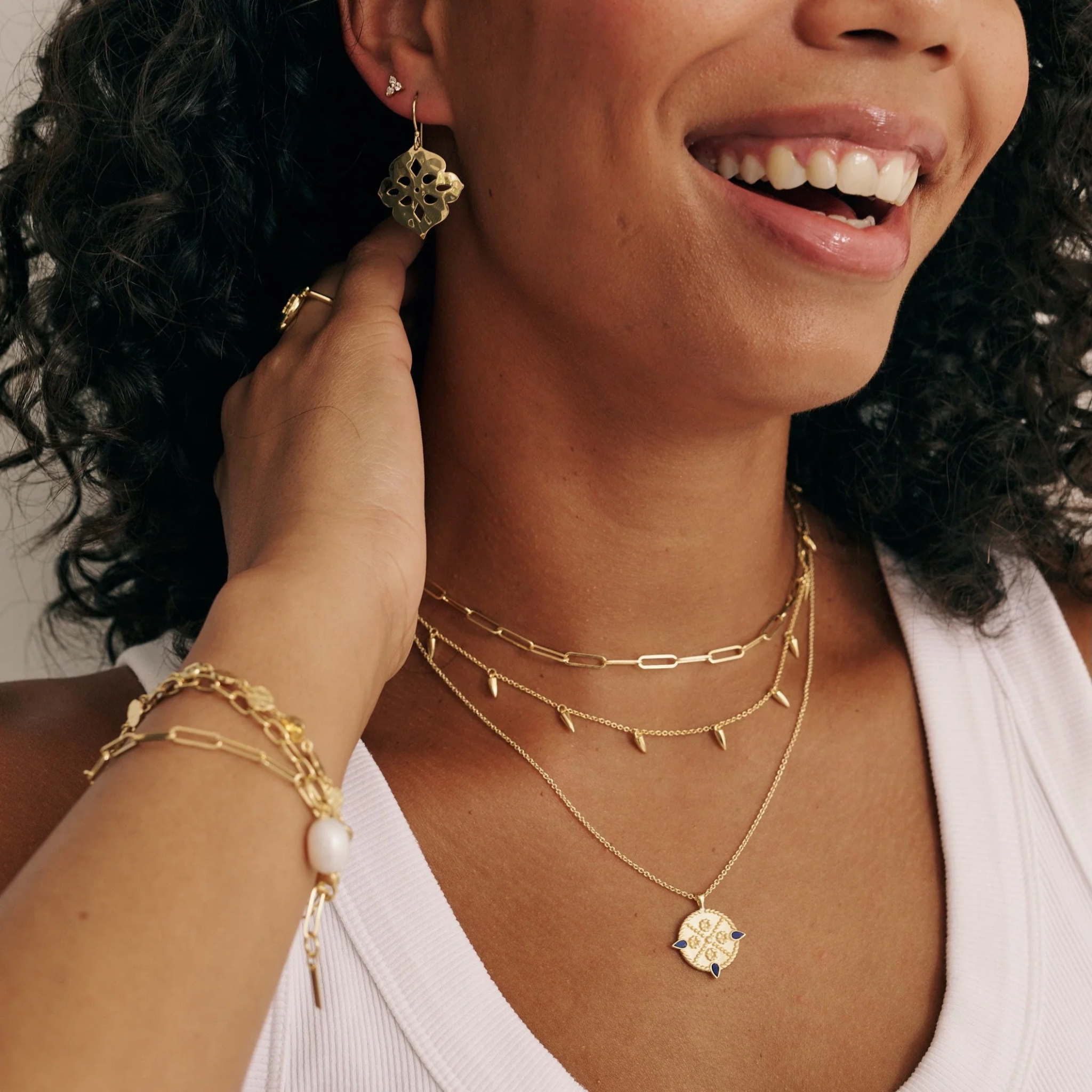 Anchor Choker 18KT Gold Plate