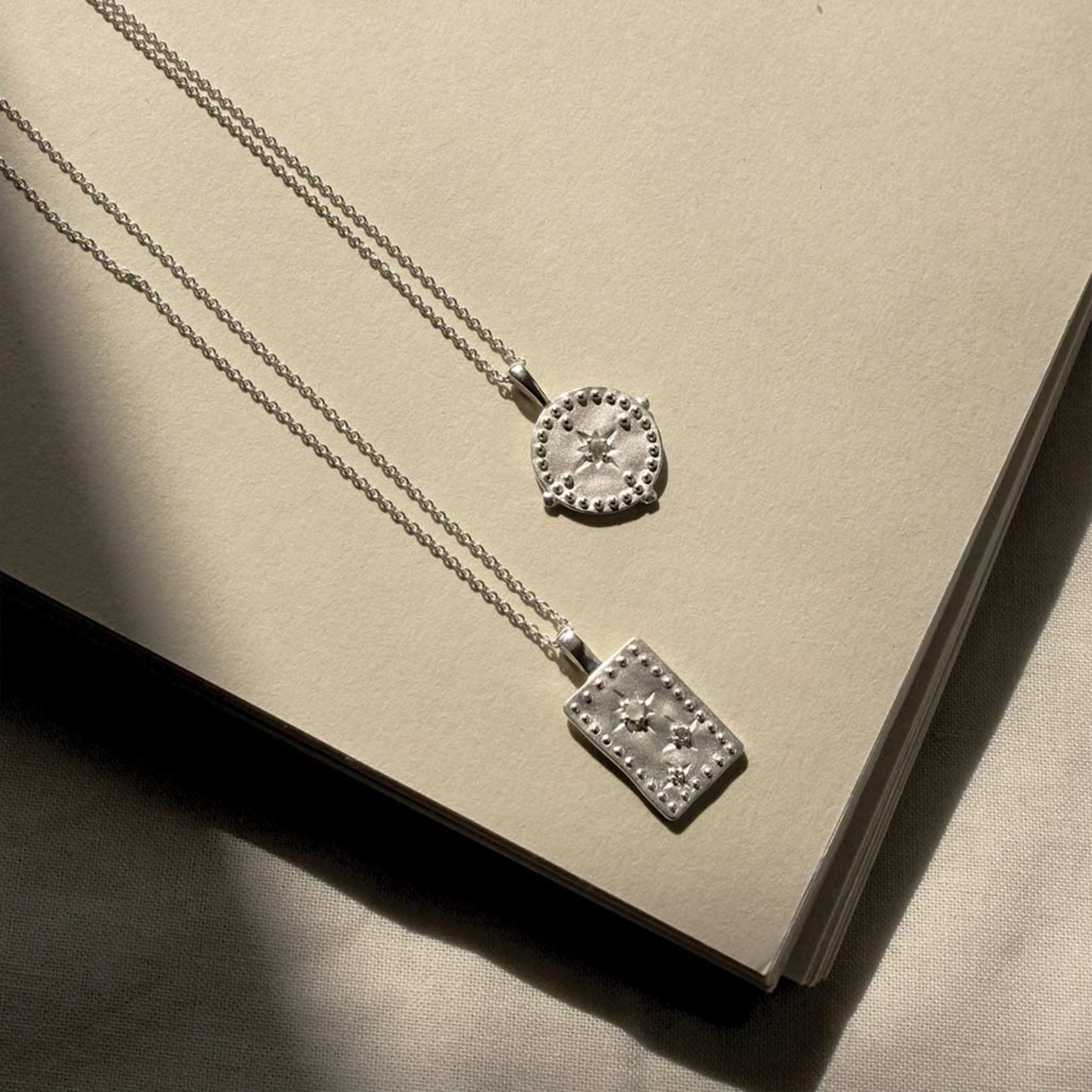 Necklace "Into the Light" Pendant Sterling Silver