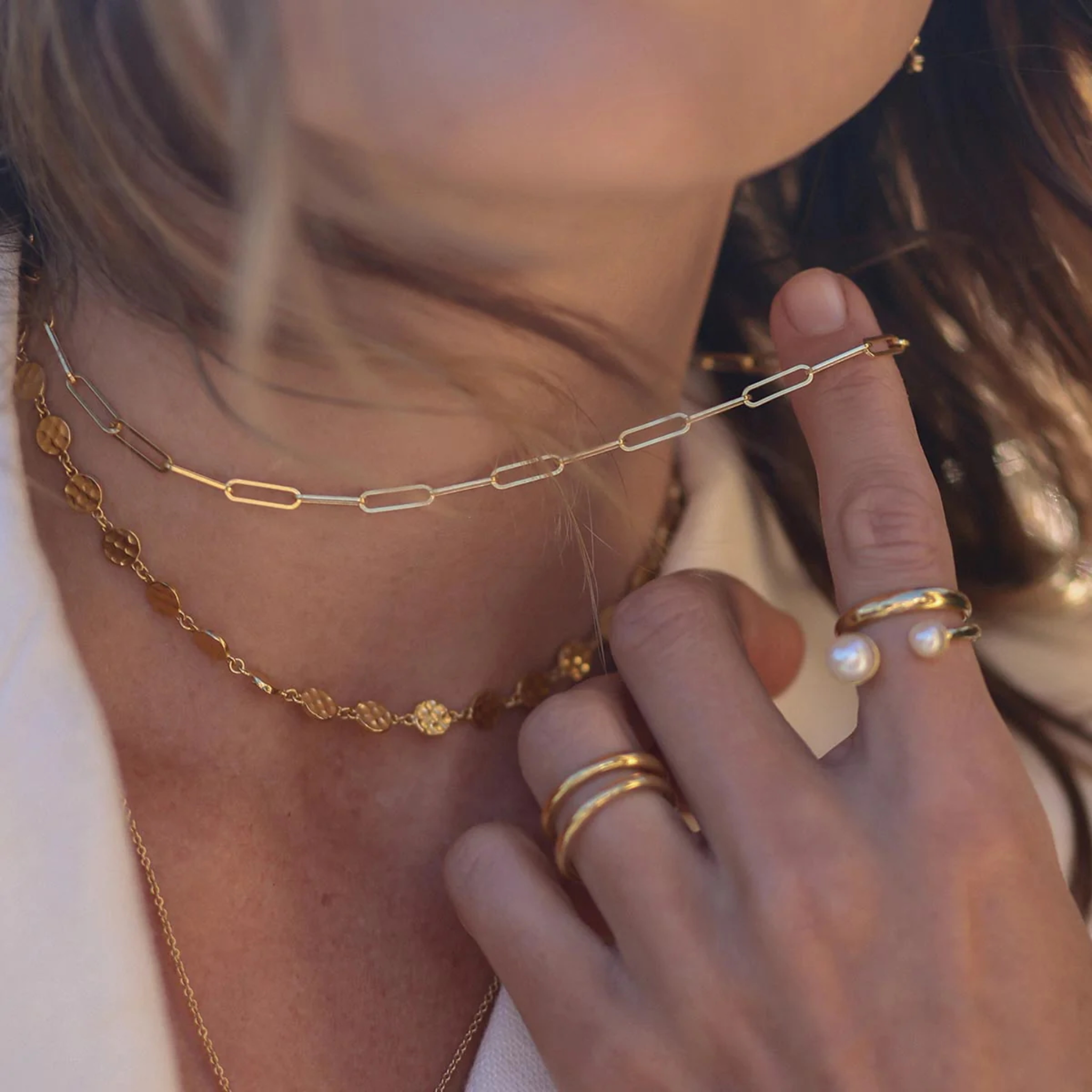 Anchor Choker 18KT Gold Plate