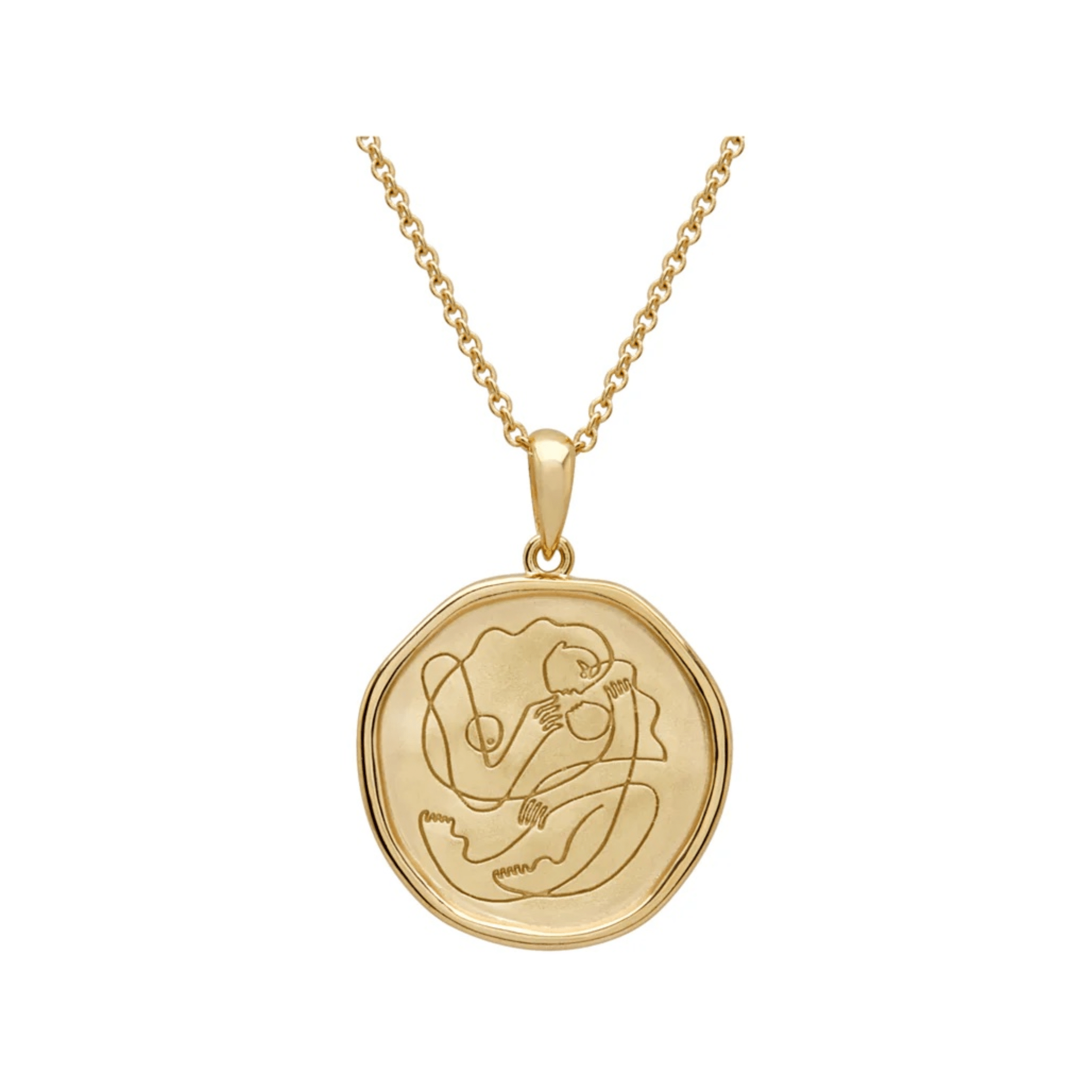 Necklace Motherhood 18 KT Gold Plate - Whatever We Like -