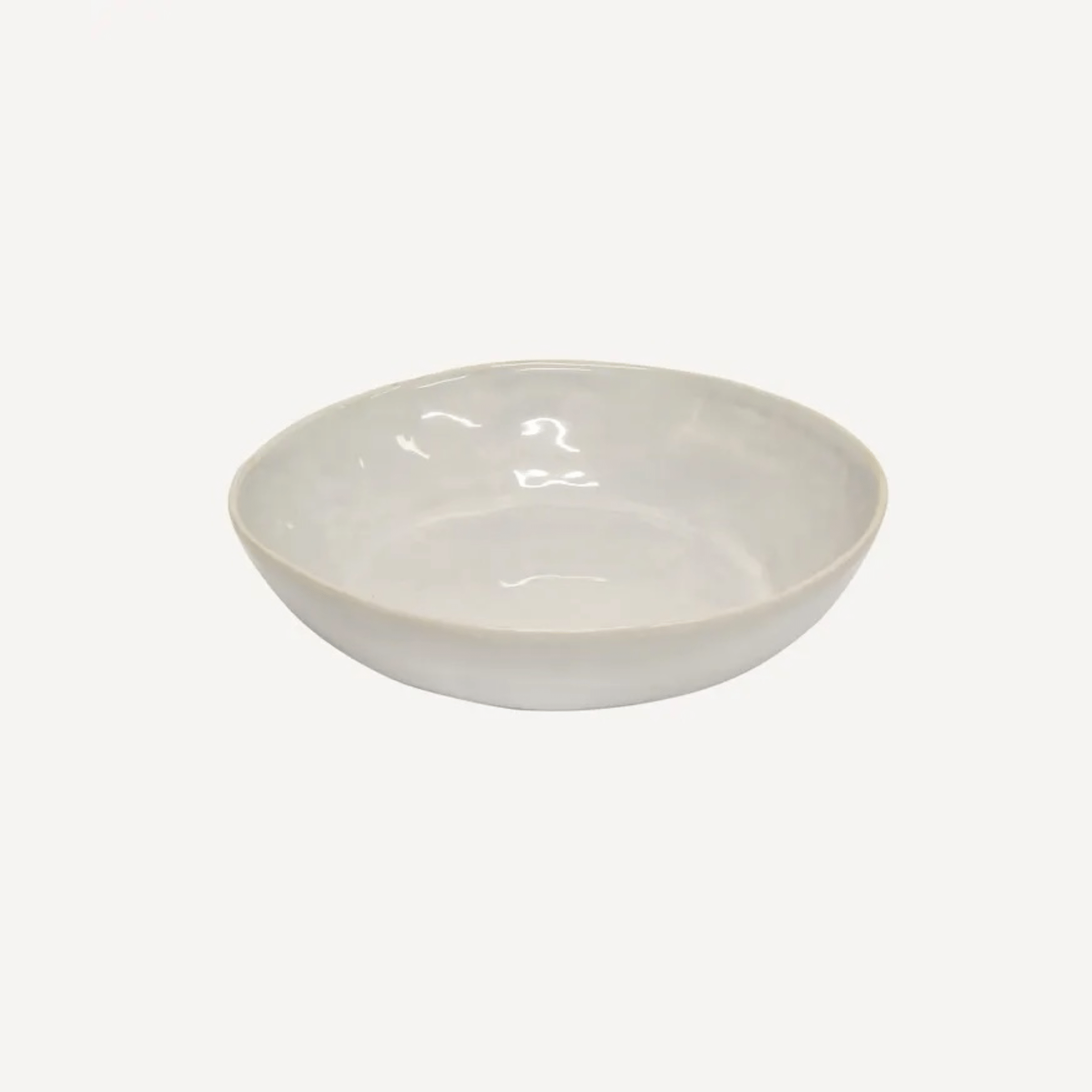White Franco Serving Bowl - Whatever We Like -