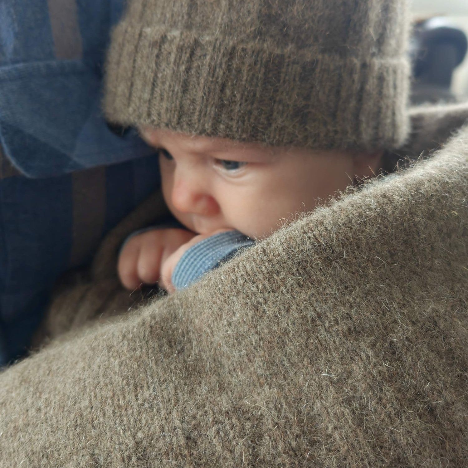 Wyld Baby Blanket in Natural Brown - Whatever We Like -