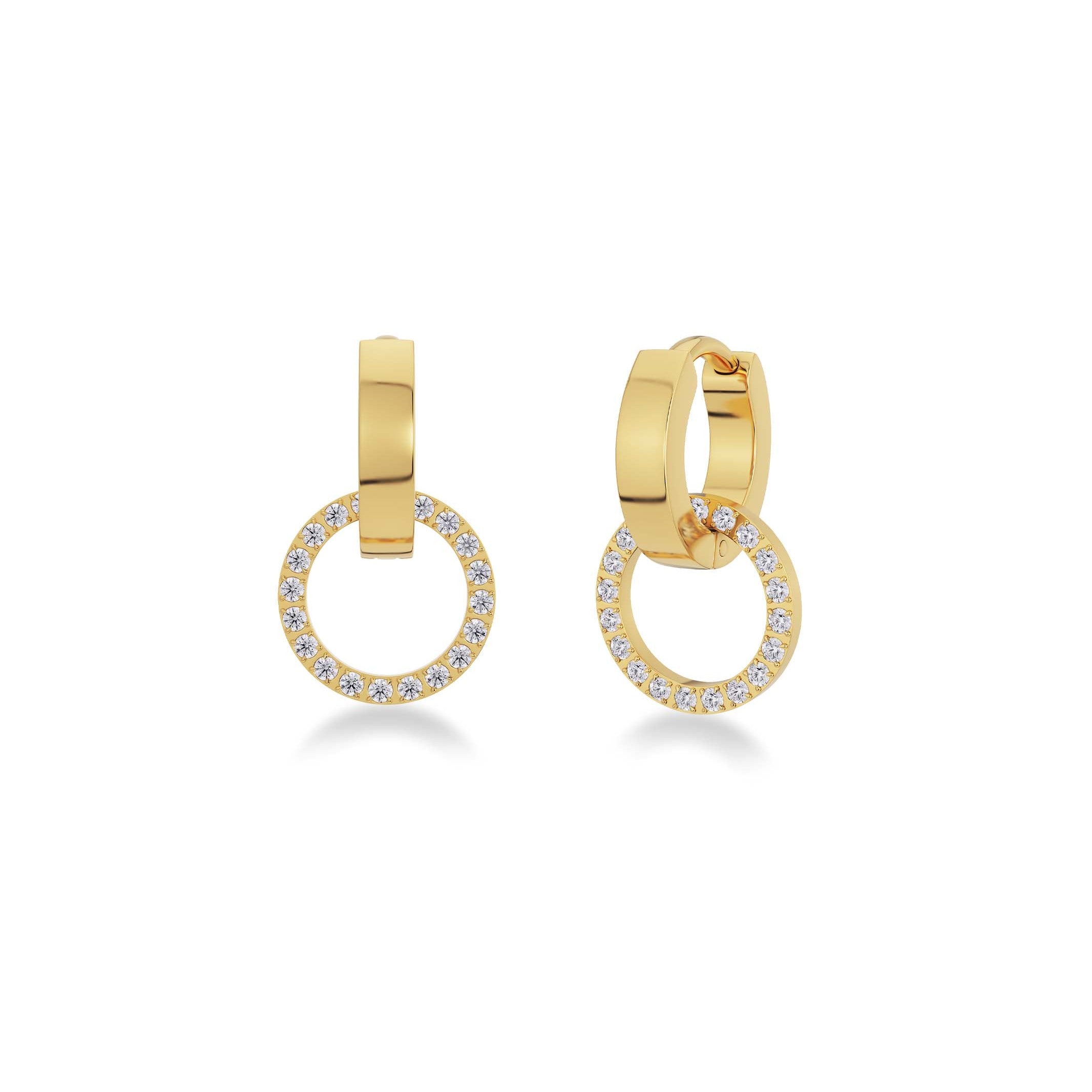 Eternal Orbit Earrings Gold