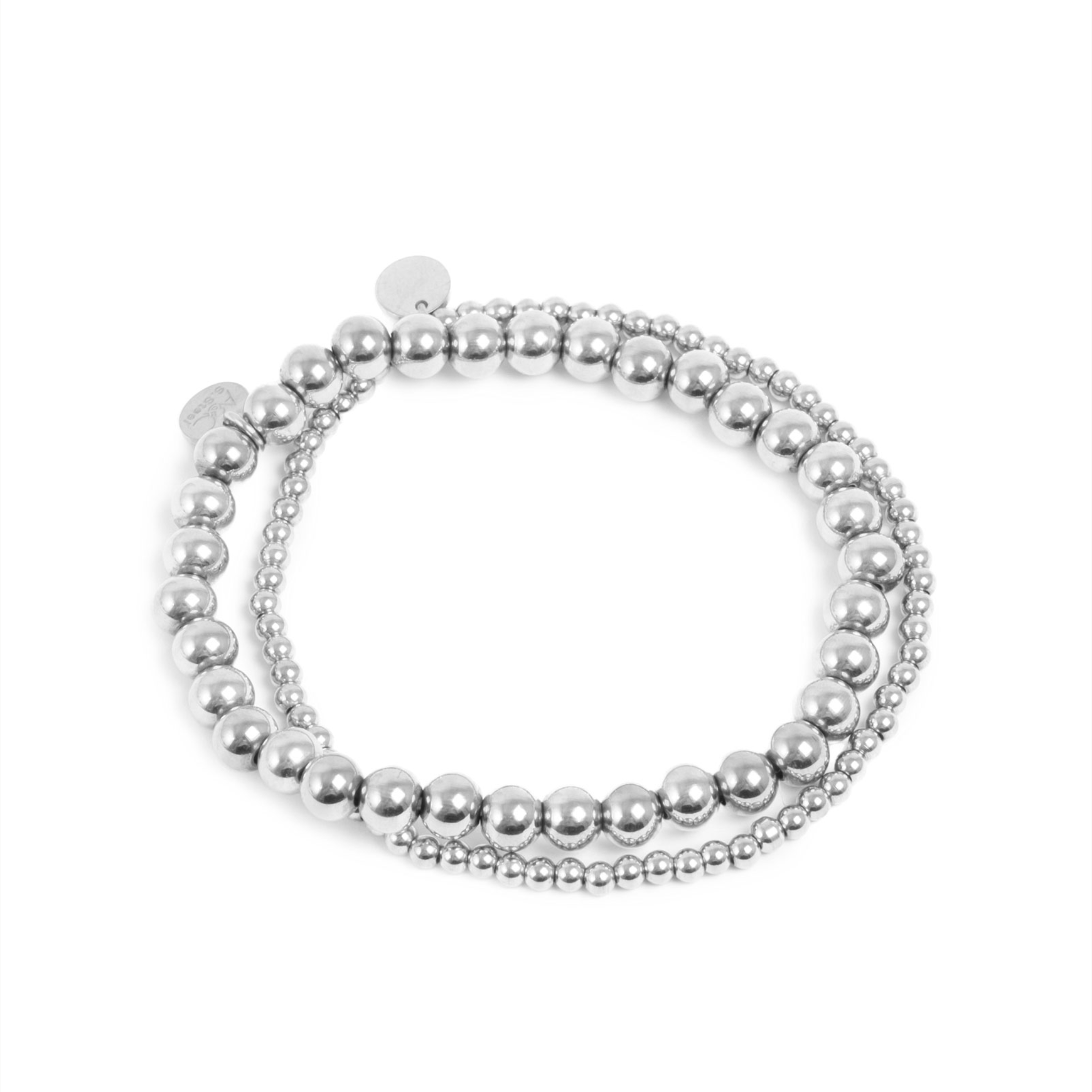 A&C Bracelet Pure Steel Bead Double