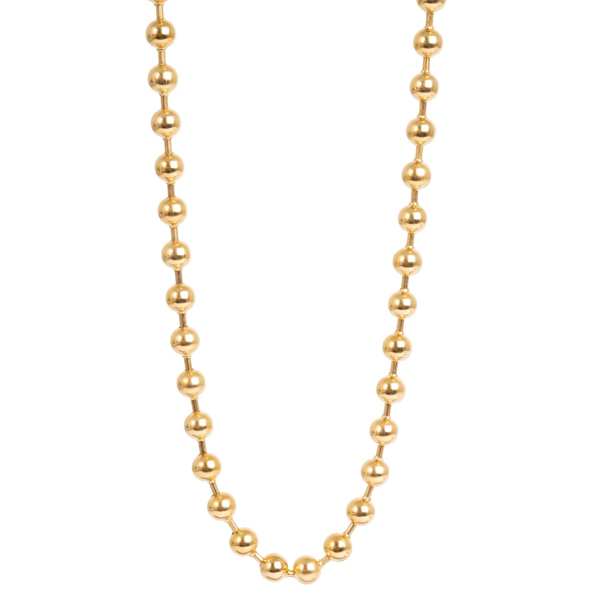 A&C Necklace Gold Ball Chain