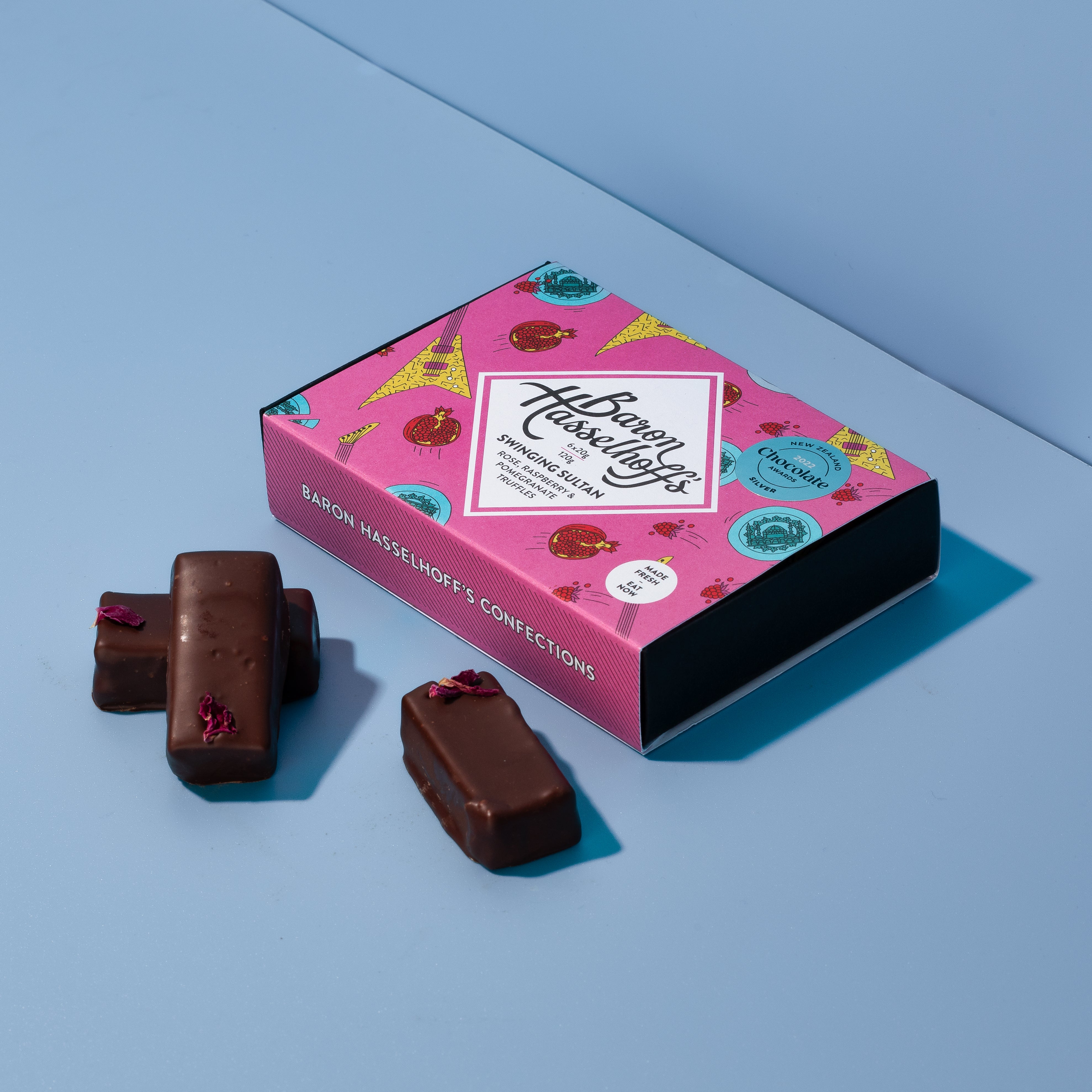 Swinging Sultan - Rose, Raspberry and Pomegranate Truffles (GF)