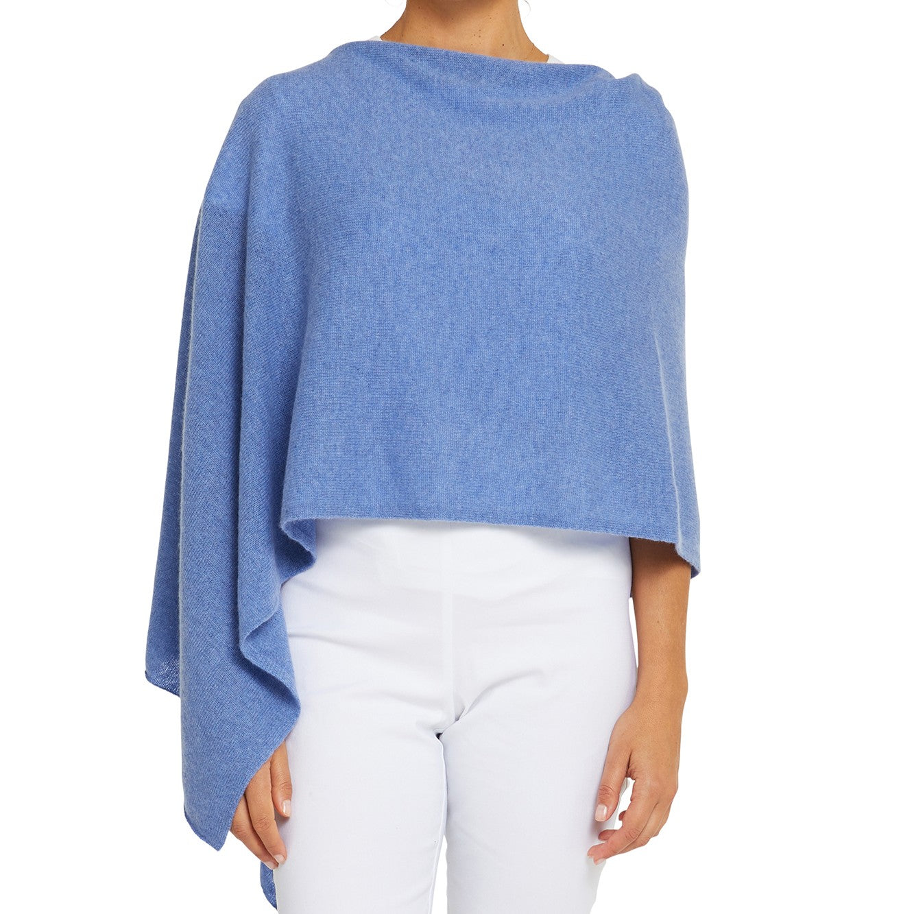 Cashmere Wrap CORNFLOWER BLUE