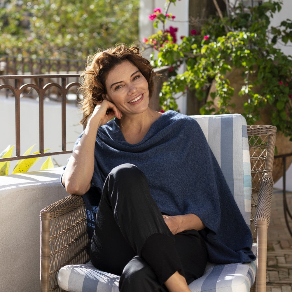 Cashmere Wrap DENIM