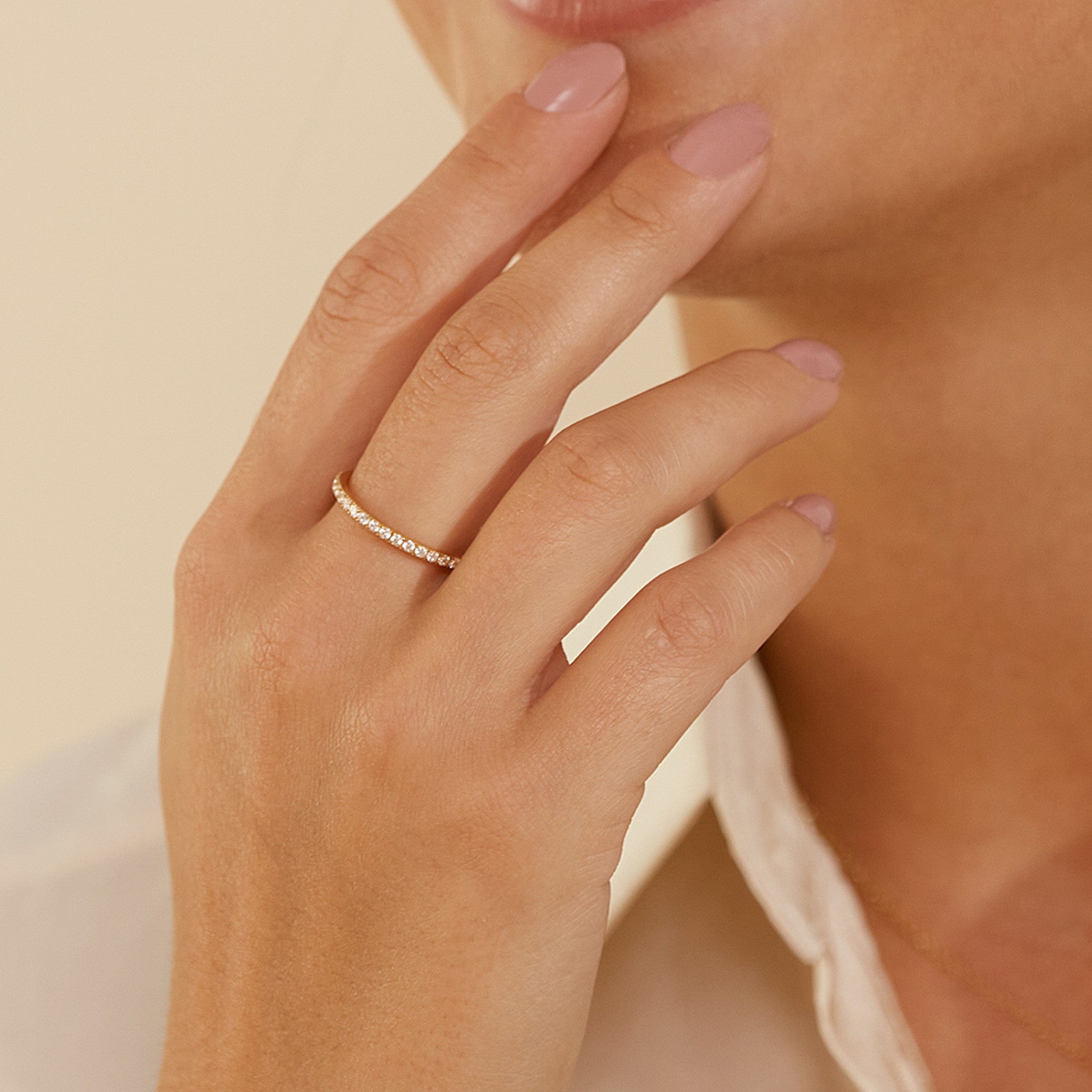 Glow Ring Mini Gold / L 18.5 mm