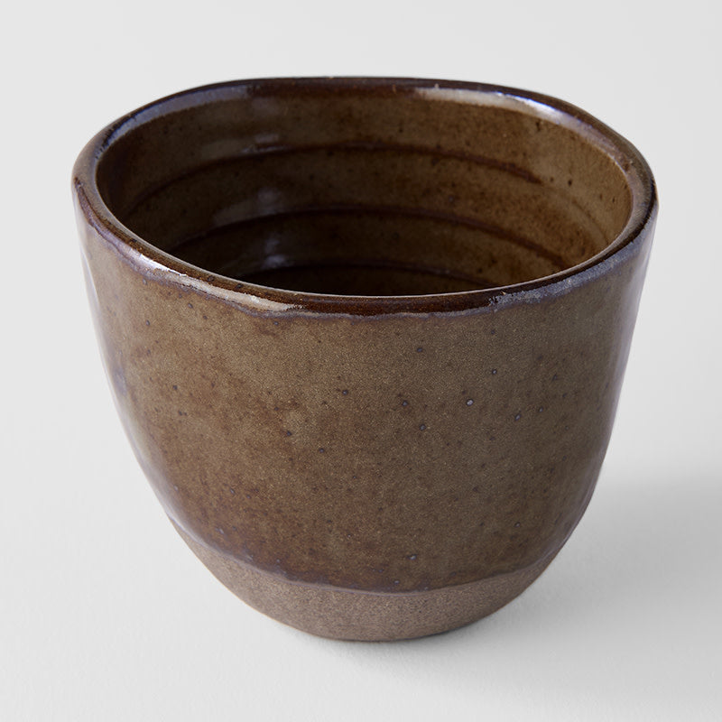 Cup with Deep Hazel Glaze