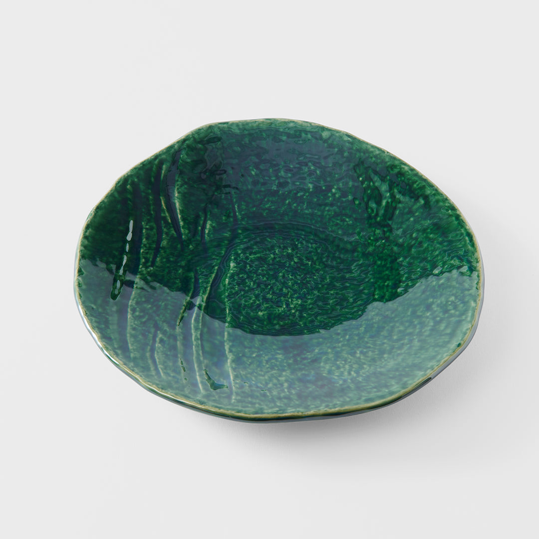 Green Oribe Serving Plate