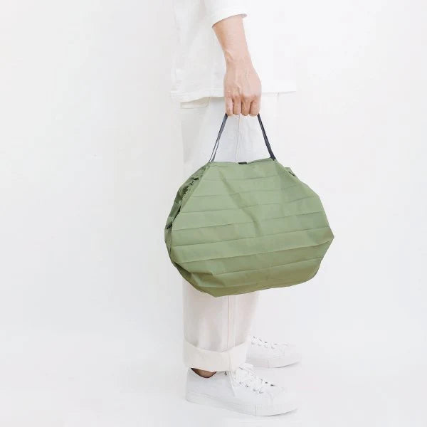 Shupatto Compact Foldable Shopping Bag - Forest Light Khaki