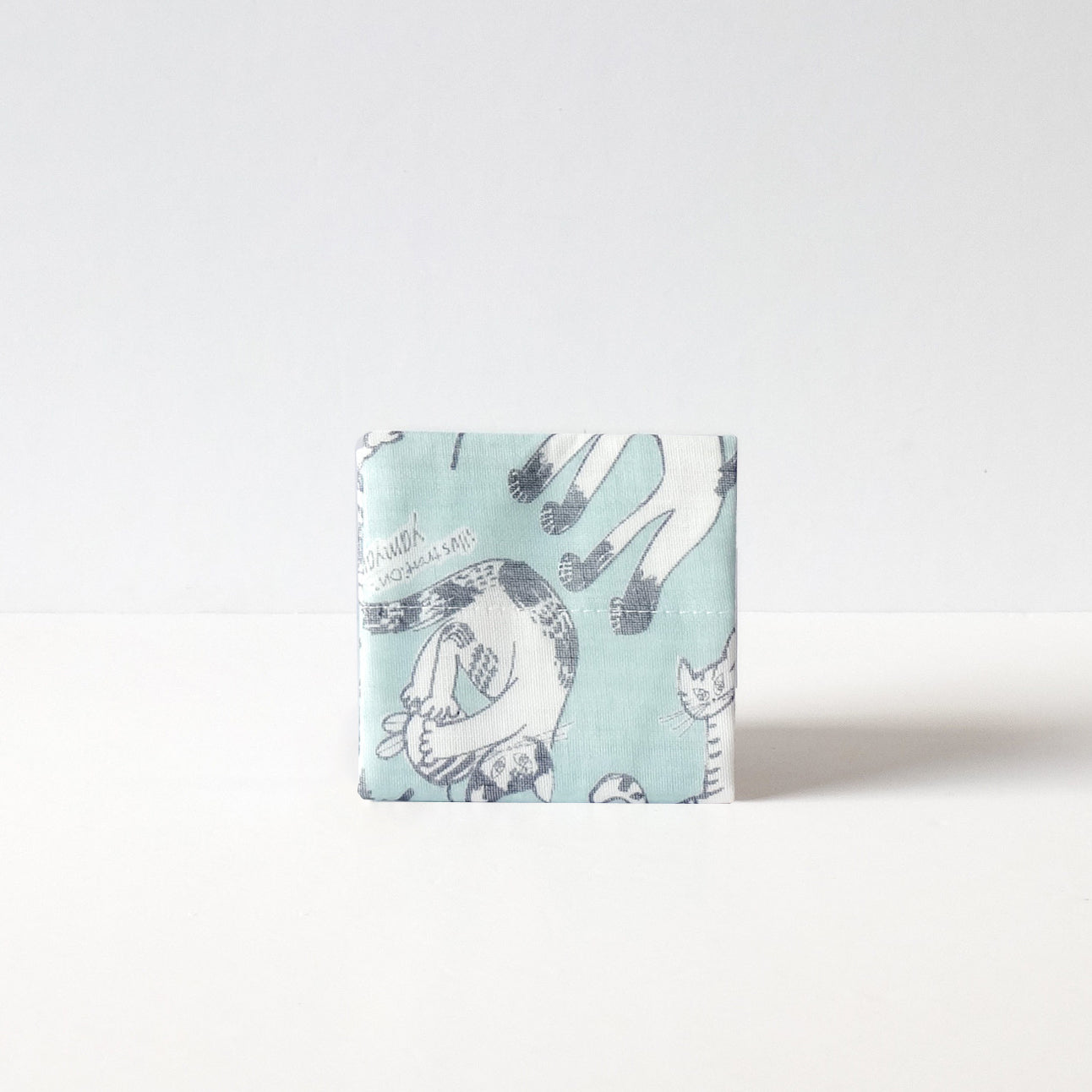 Face Cloth Cats in Blue