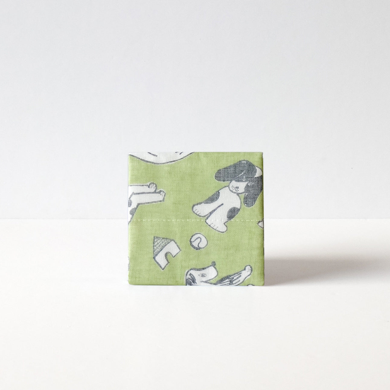 Face Cloth Dogs in Green