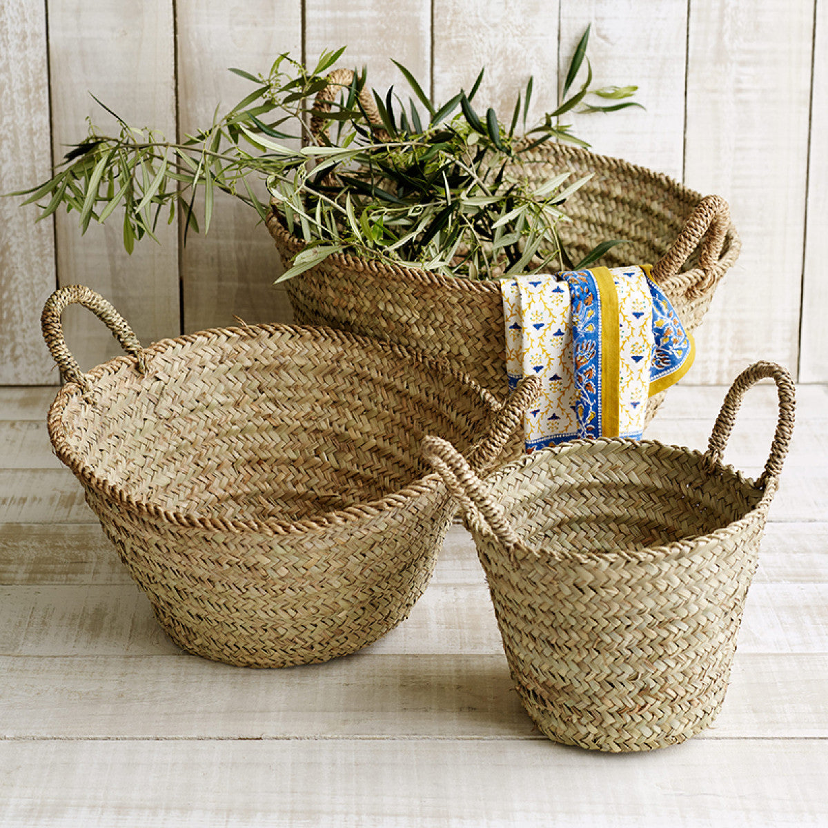Souk Basket MED with Sisal Handles