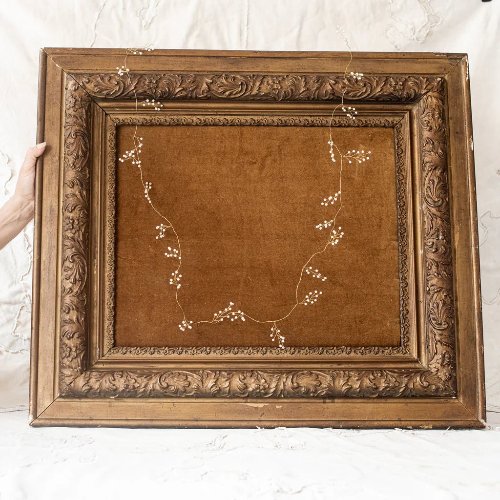 Beaded Pearl and Brass Garland - Whatever We Like - 