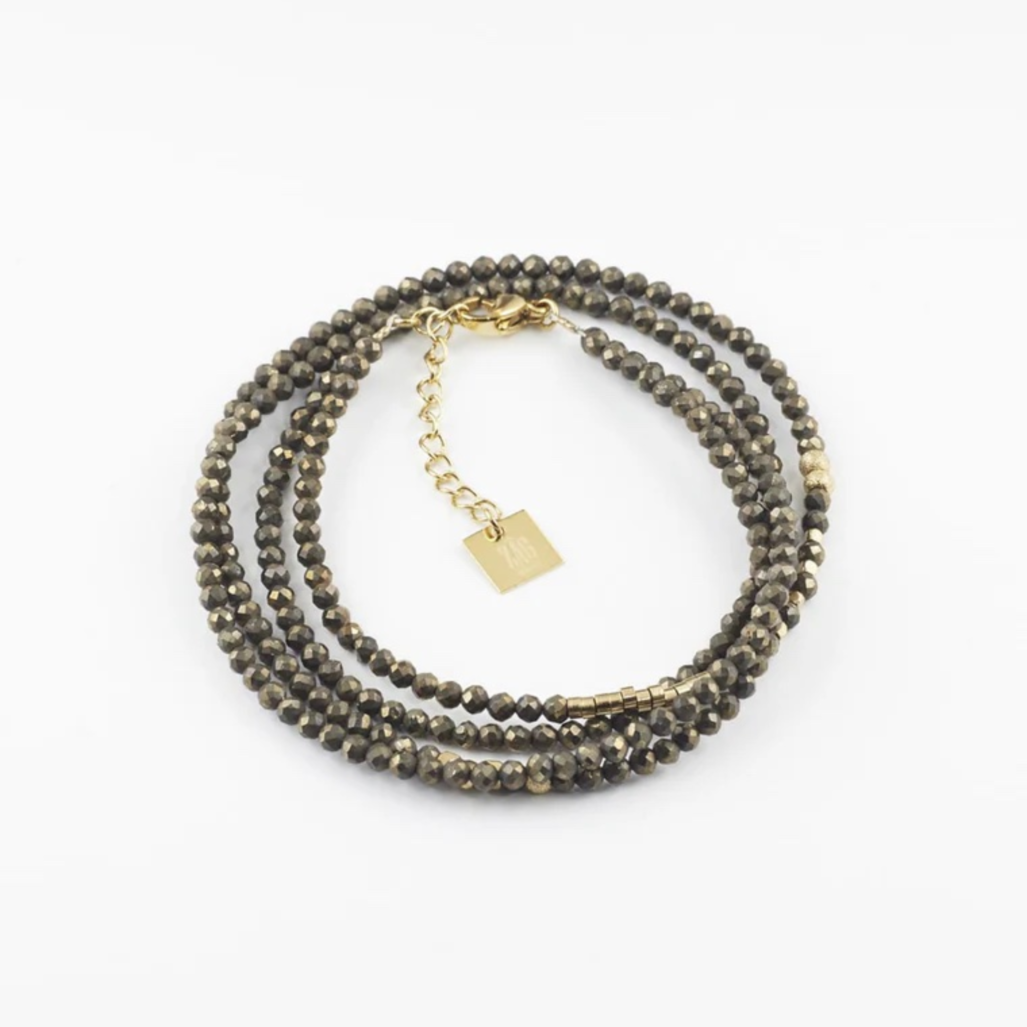 Favela Bracelet - Pyrite