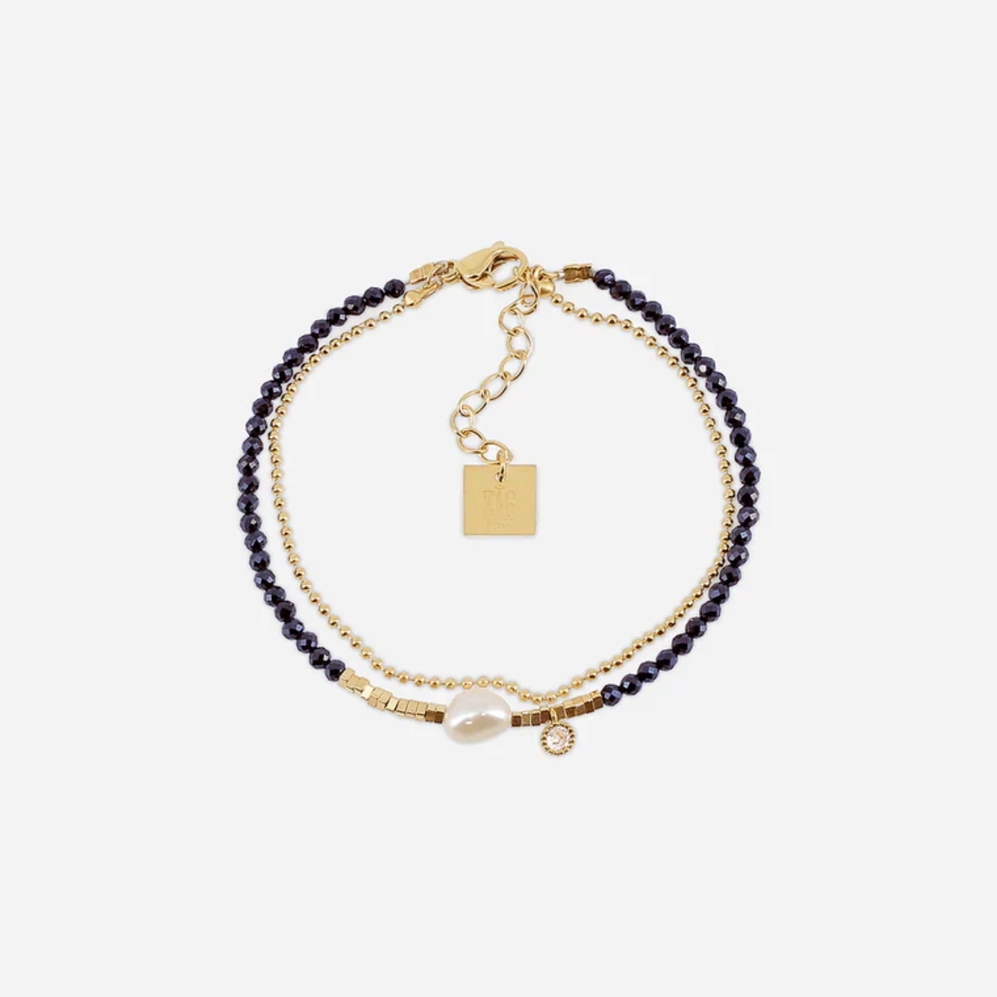 Erin Bracelet - Navy w Pearl