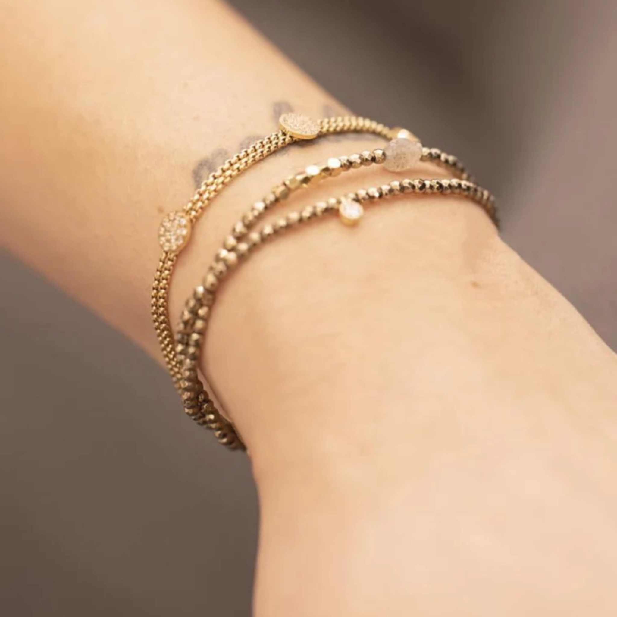 Tara Bracelet - Pyrite
