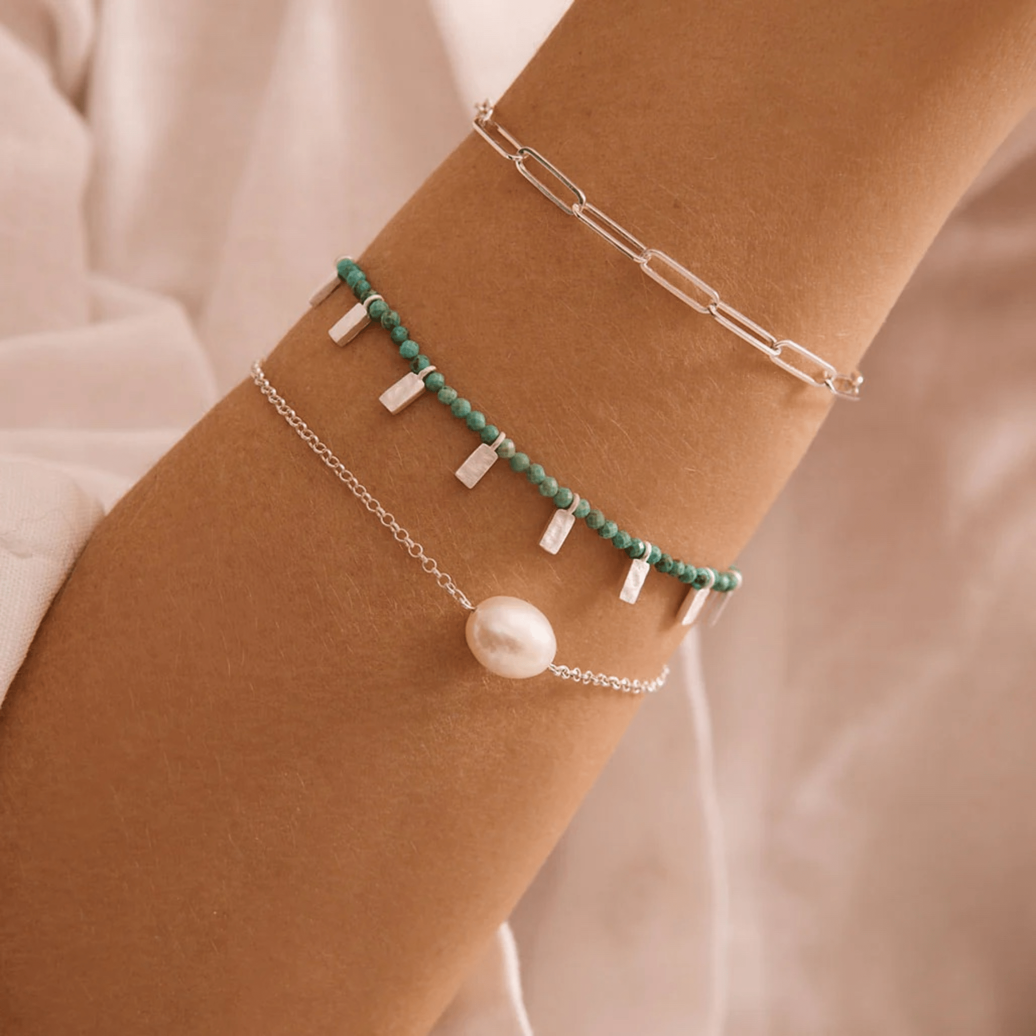Bracelet Turquoise Sterling Silver - Whatever We Like - 