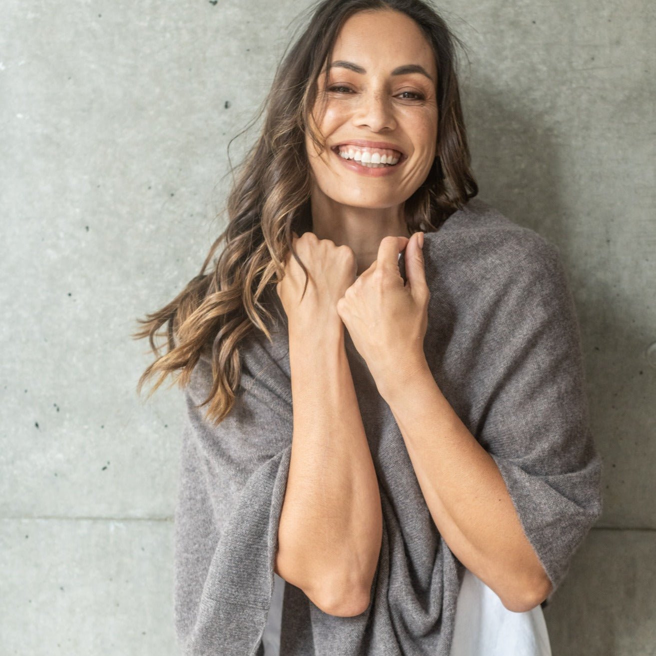 Cashmere Wrap CHESTNUT - Whatever We Like - 