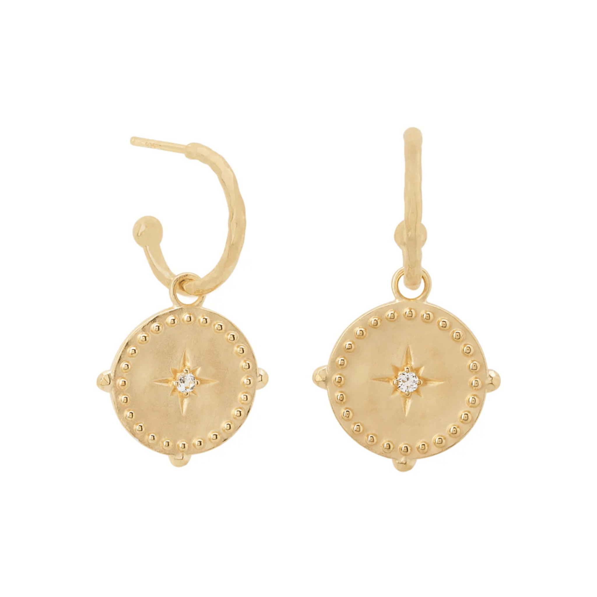 Earrings "Into The Light" 18 KT Gold Plate - Whatever We Like - 