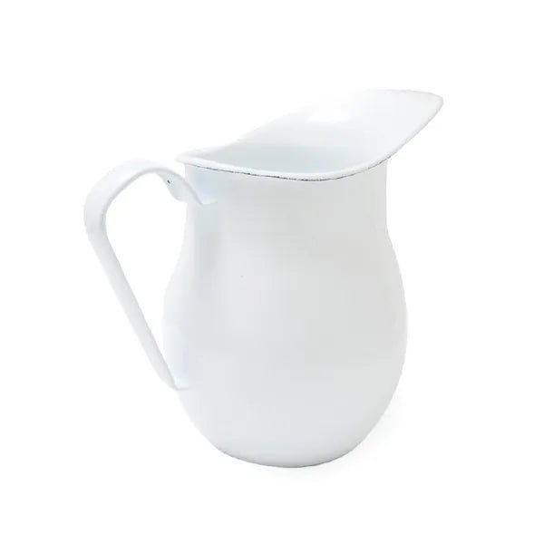 Enamel Jug White 1Lt - Whatever We Like - 