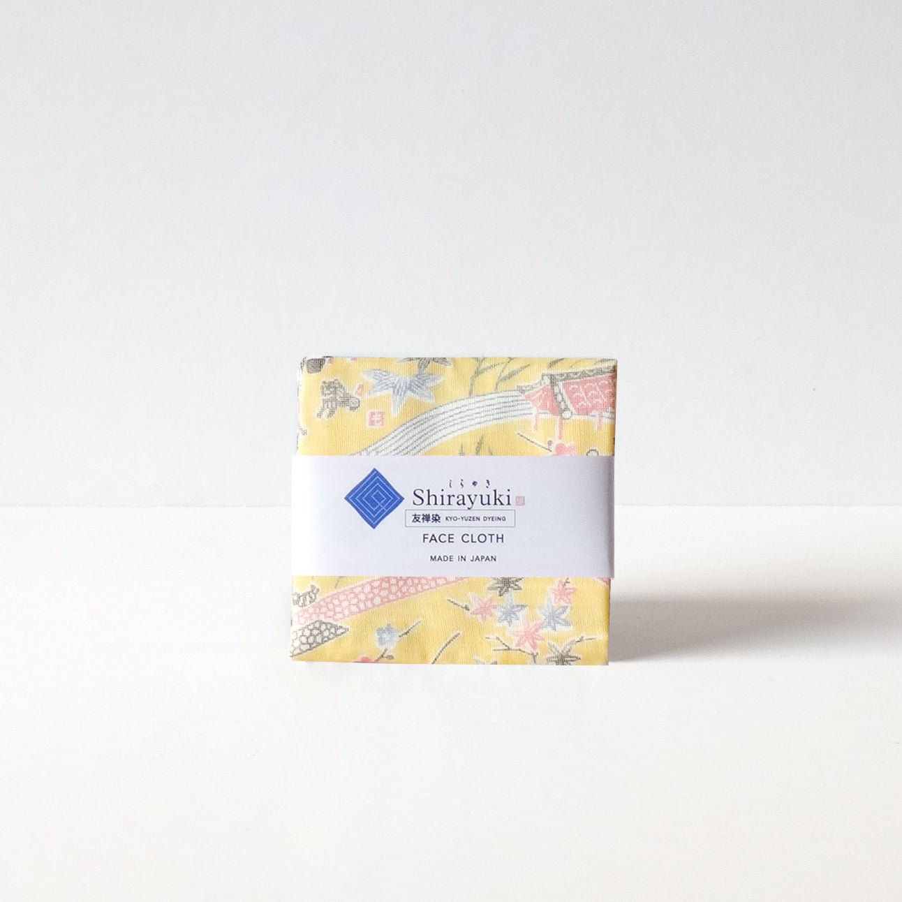 Face Cloth Ryukyu Bingata in Golden Yellow - Whatever We Like - 