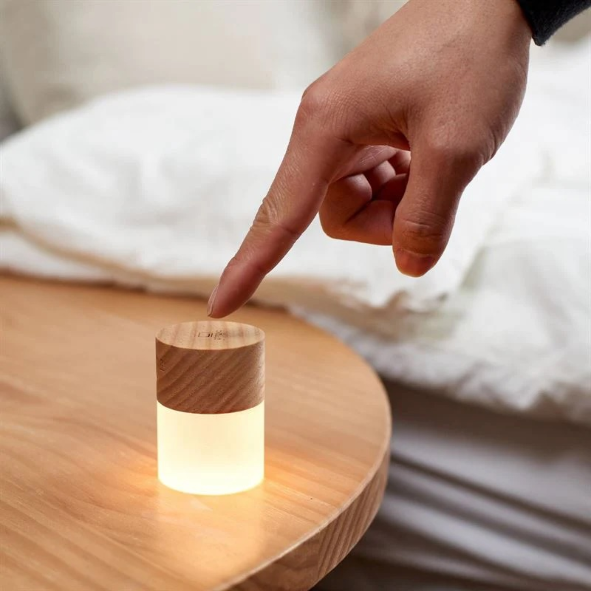 Lamp Lemelia White Ash