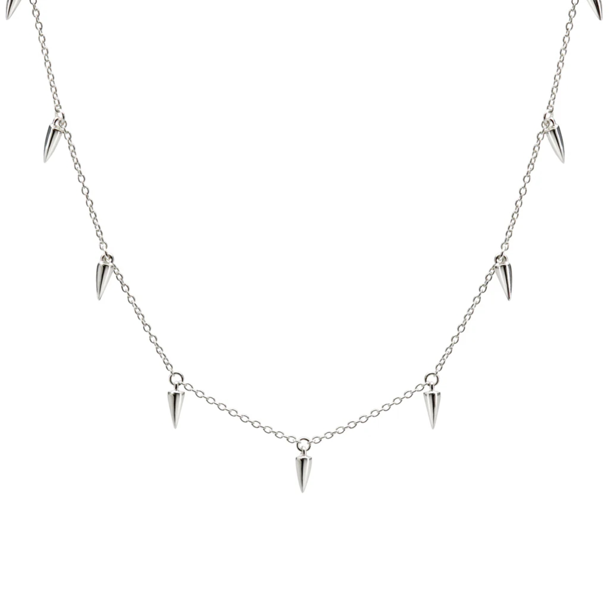 Necklace "Sahara" Dagger Choker Sterling Silver
