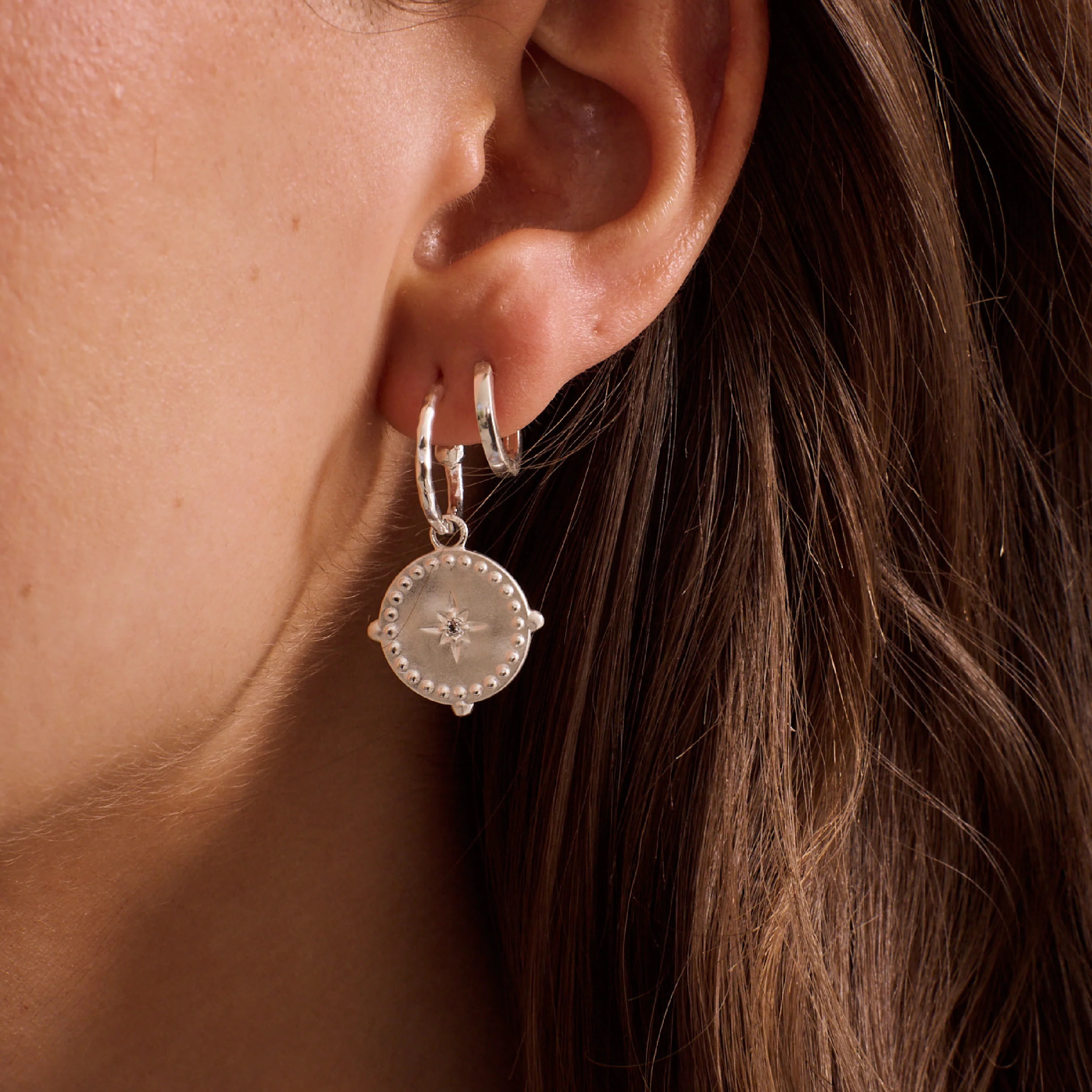 Earrings "Into the Light" Sterling Silver