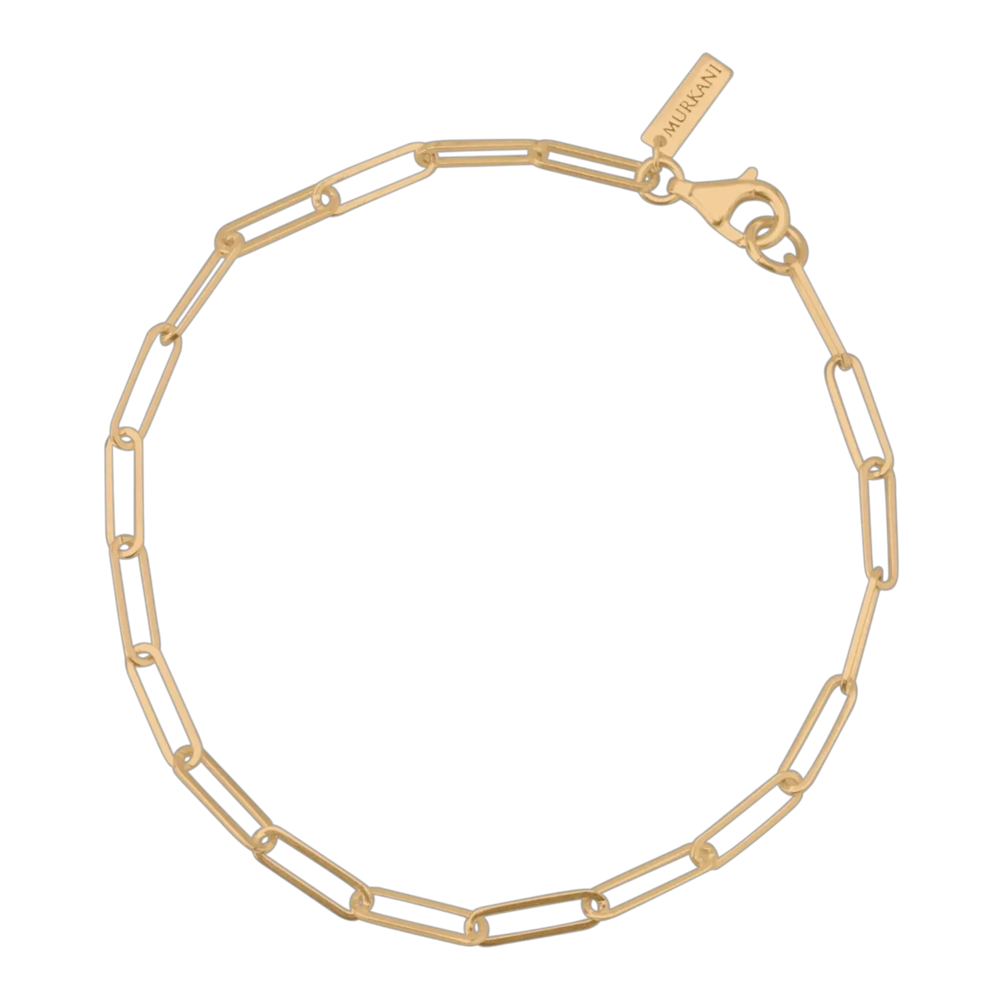 Bracelet Anchor 18 KT Gold Plate (20cm)