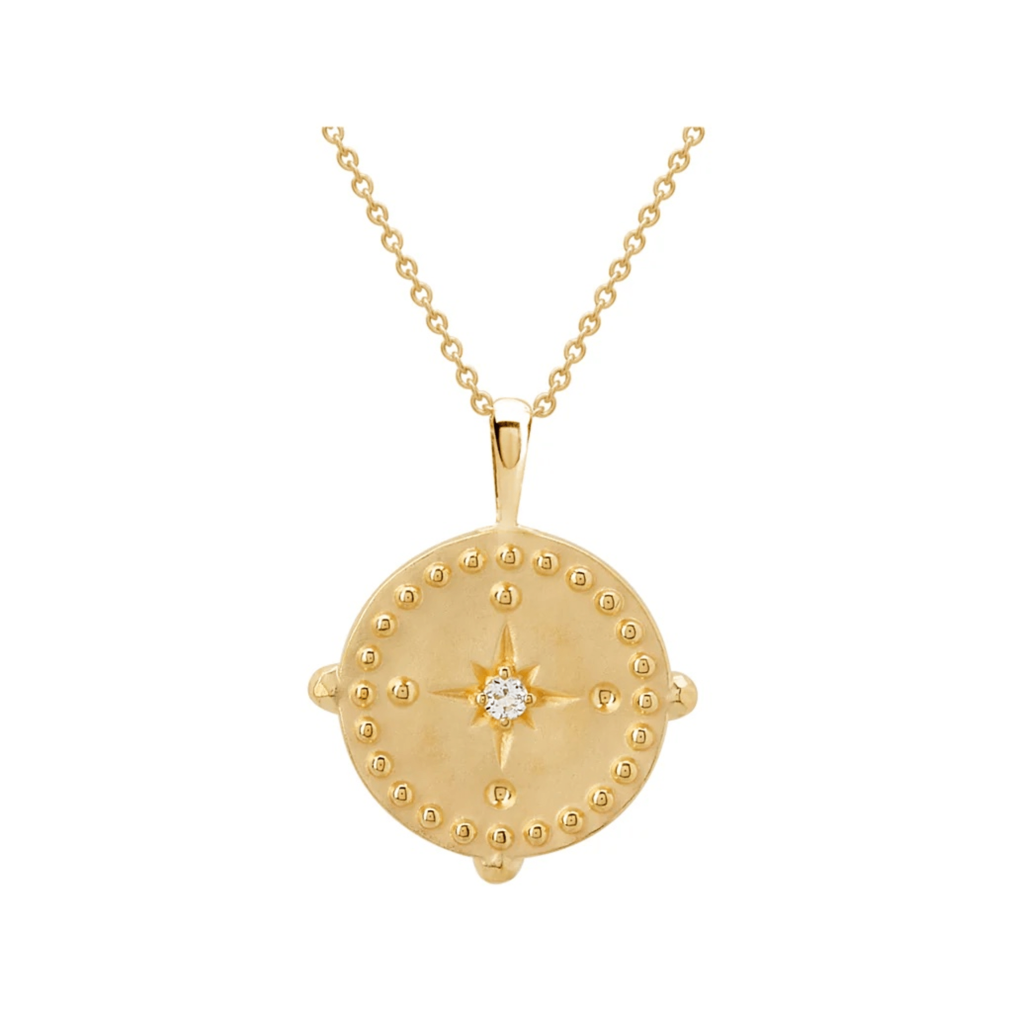 Necklace "Into the Light" Pendant 18 KT Gold Plate - Whatever We Like - 