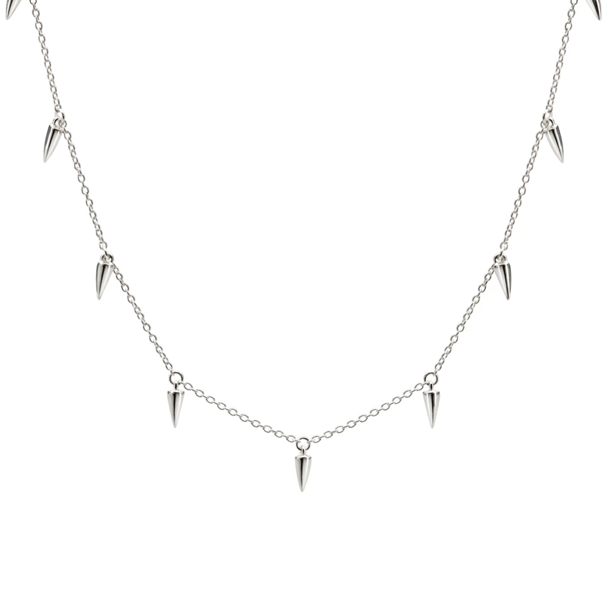 Necklace "Sahara" Dagger Choker Sterling Silver - Whatever We Like - 