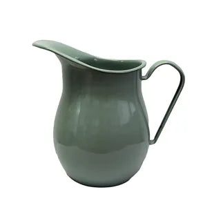 Enamel Jug 2Lt Tarragon Green