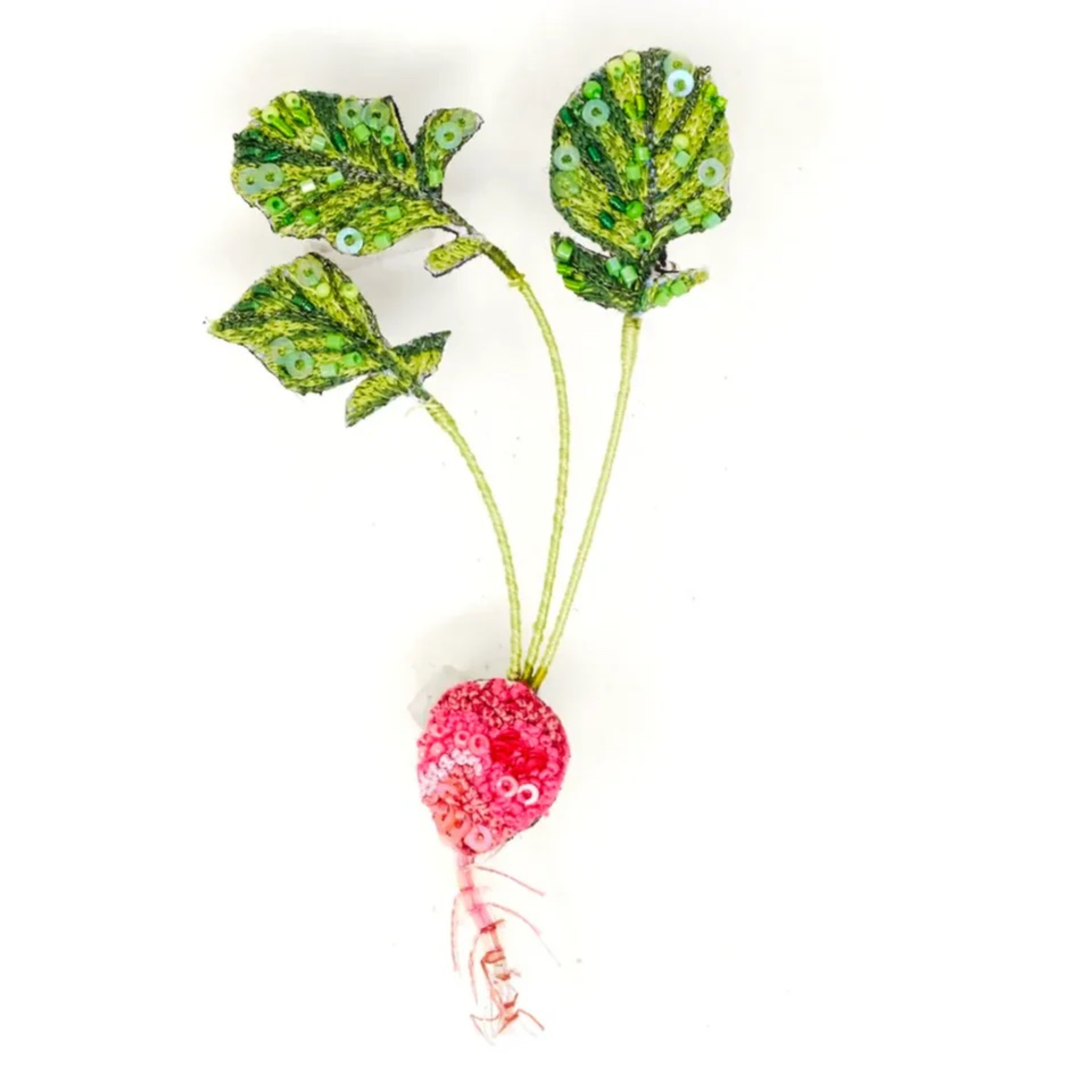 Brooch Trovelore Red Radish